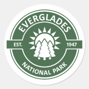 Nationaal park Everglades Ronde Sticker