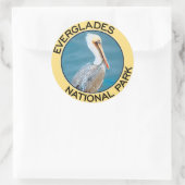 Nationaal park Everglades Ronde Sticker (Tas)