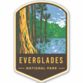 Nationaal park Everglades Sticker (Voorkant)