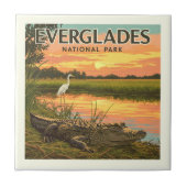Nationaal Park  Everglades Tegeltje (Voorkant)
