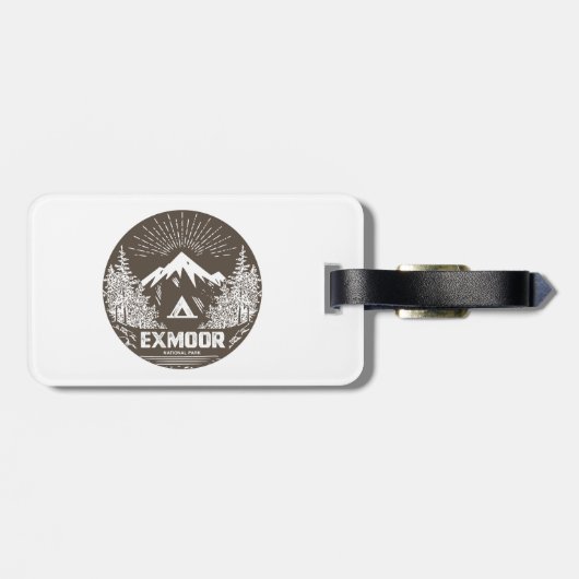 Nationaal park Exmoer Bagagelabel (Achterkant horizontaal)