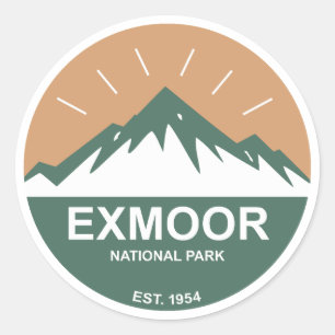 Nationaal park Exmoer Ronde Sticker