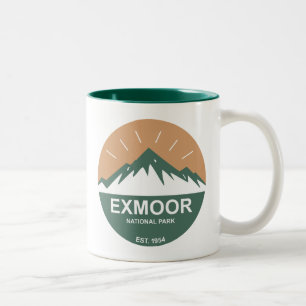 Nationaal park Exmoor Tweekleurige Koffiemok