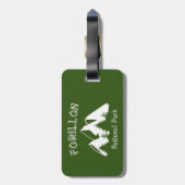 Nationaal park Forillon Bagagelabel (Achterkant verticaal)