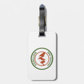 Nationaal park Forillon Bagagelabel (Achterkant verticaal)