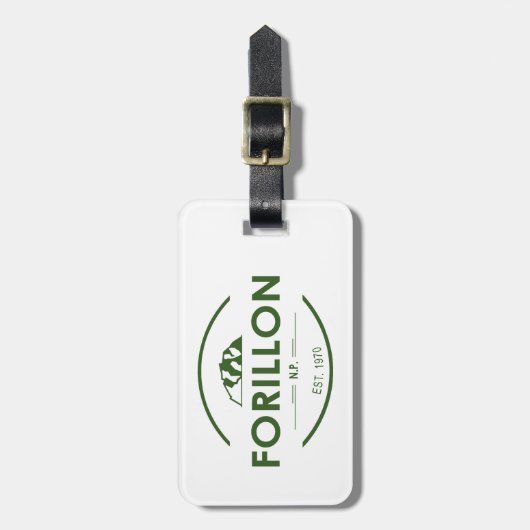 Nationaal park Forillon Bagagelabel (Voorkant verticaal)