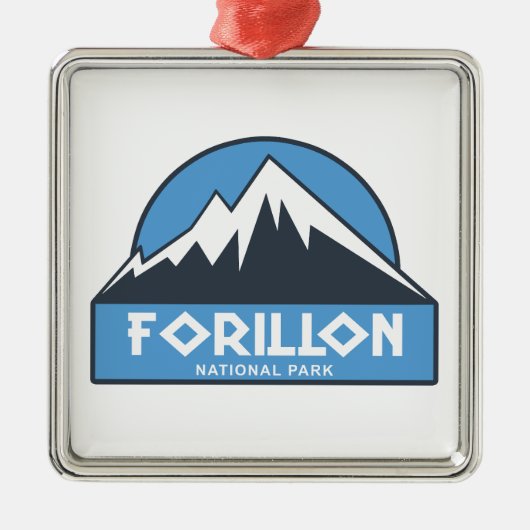 Nationaal park Forillon Metalen Ornament (Voorkant)