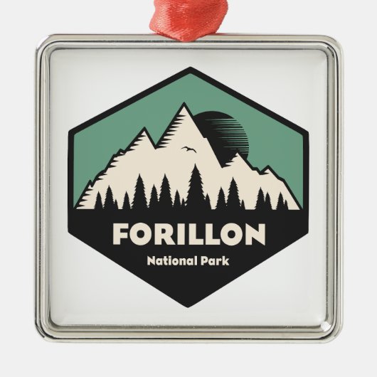 Nationaal park Forillon Metalen Ornament (Voorkant)