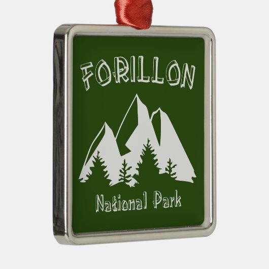 Nationaal park Forillon Metalen Ornament (Rechts)