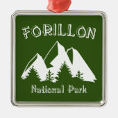 Nationaal park Forillon Metalen Ornament (Voorkant)