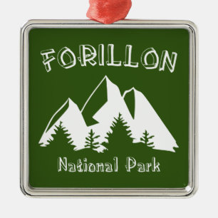 Nationaal park Forillon Metalen Ornament