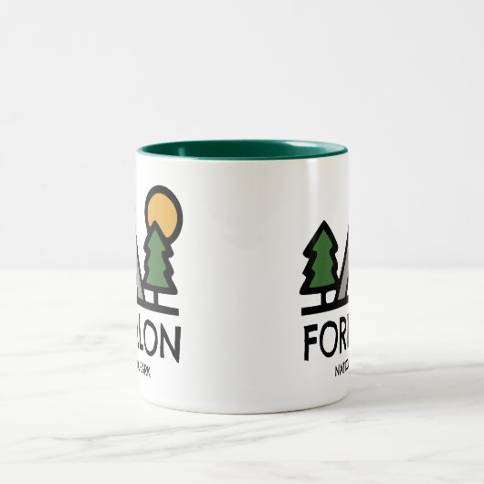 Nationaal park Forillon Tweekleurige Koffiemok (Center)