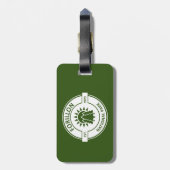 Nationaal park Forillon Zon Bomen Bagagelabel (Achterkant verticaal)