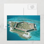 Nationaal Park Fort Jefferson Briefkaart (Voorkant / Achterkant)