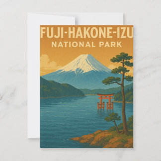 Nationaal park Fuji-Hakone-Izu Briefkaart