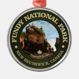 Nationaal park Fundy Metalen Ornament