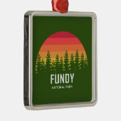 Nationaal park Fundy Metalen Ornament (Rechts)