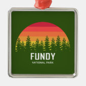 Nationaal park Fundy Metalen Ornament (Voorkant)