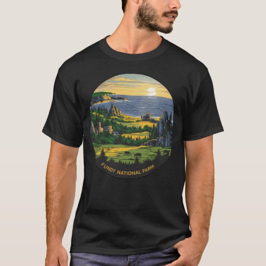 Nationaal park Fundy T-shirt (Voorkant)