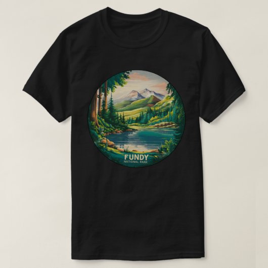 Nationaal park Fundy T-shirt (Design voorkant)