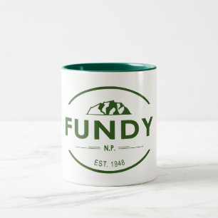 Nationaal park Fundy Tweekleurige Koffiemok