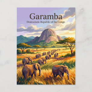 Nationaal park Garamba Briefkaart