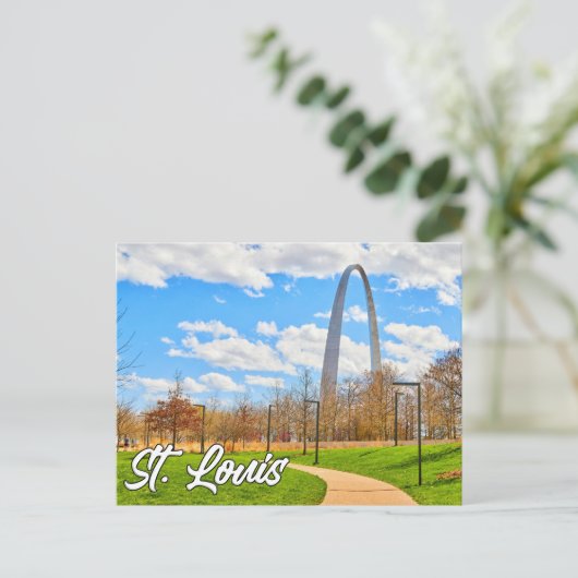 Nationaal park Gateway Arch Briefkaart (Staand voorkant)