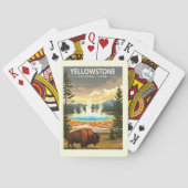 Nationaal Park geelsteen Pokerkaarten (Achterkant)