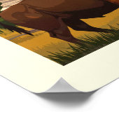 Nationaal Park  geelsteen Poster (Hoek)