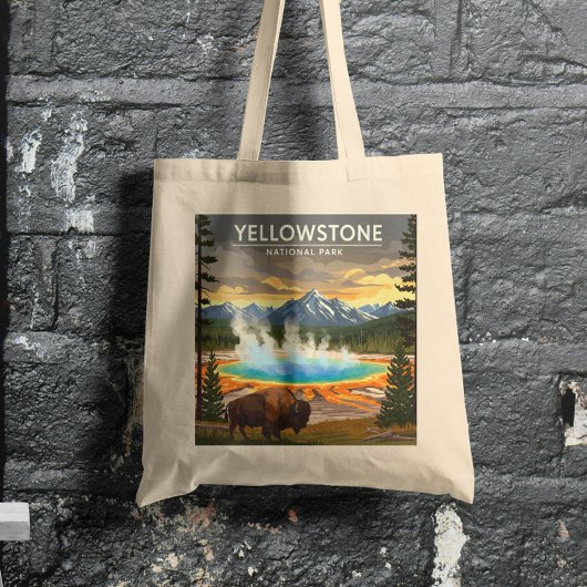 Nationaal Park  geelsteen Tote Bag