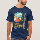 Nationaal Park -generaal Sherman Sequoia T-shirt (Voorkant)
