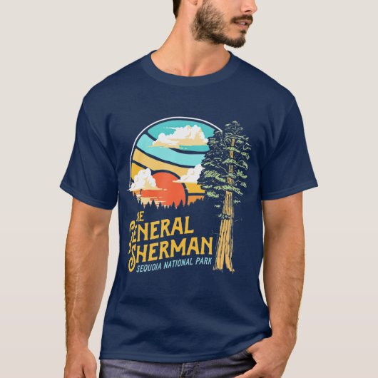 Nationaal Park -generaal Sherman Sequoia T-shirt (Voorkant)