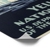 nationaal park Geyser Yellowstone WPA Poster (Hoek)