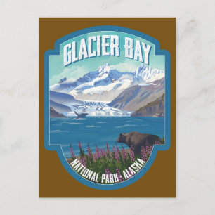 Nationaal Park Glacier Bay Briefkaart