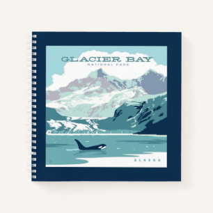 Nationaal park Glacier Bay Orka Notitieboek