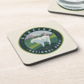 Nationaal park Glacier Bier Onderzetter (Linkerzijde)