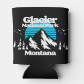 Nationaal park Glacier Blikjeskoeler (Achterkant)