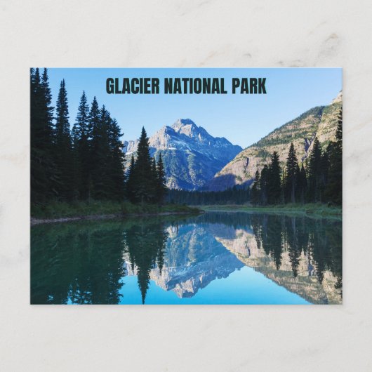 Nationaal park Glacier Briefkaart (Voorkant)