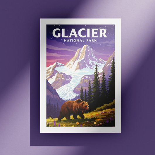 Nationaal Park  Glacier Briefkaart