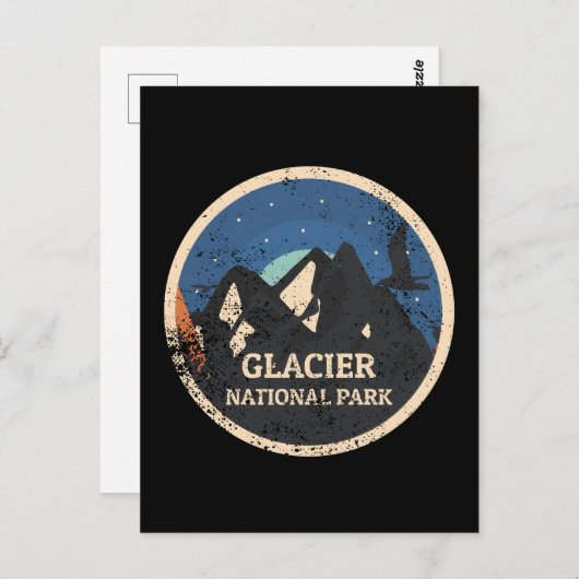 Nationaal park Glacier Briefkaart (Voorkant / Achterkant)