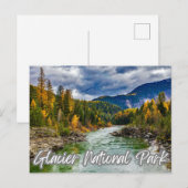 Nationaal park Glacier Briefkaart (Voorkant / Achterkant)