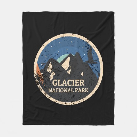 Nationaal park Glacier Fleece Deken (Voorkant)