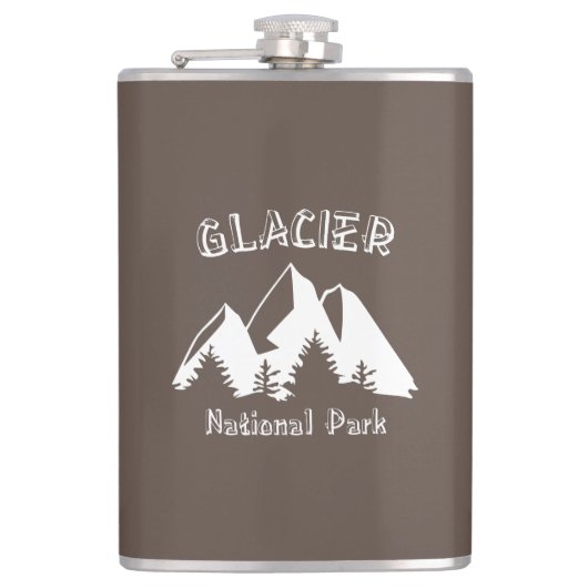 Nationaal park Glacier Heupfles (Voorkant)