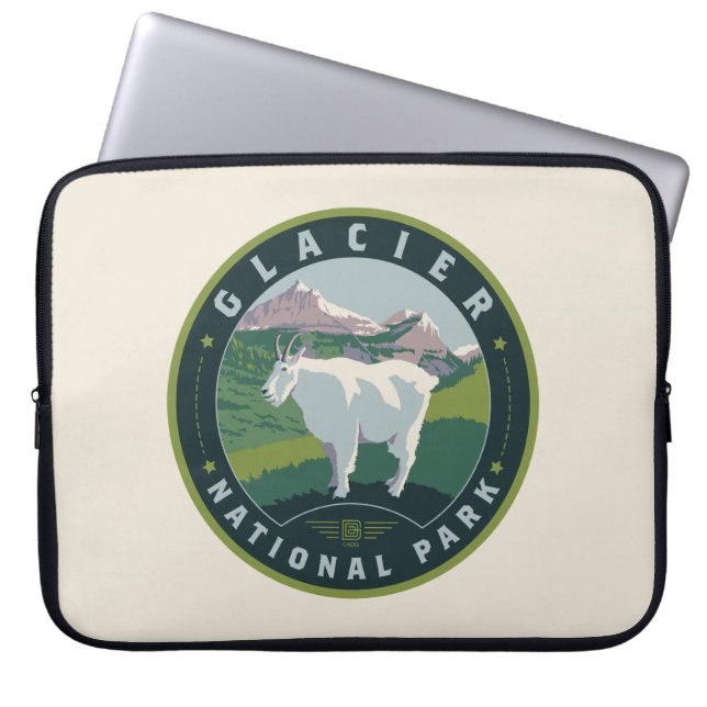 Nationaal park Glacier Laptop Sleeve (Voorkant)
