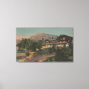 Nationaal Park Glacier, MT - McDonald-meer Canvas Afdruk