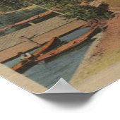 Nationaal Park Glacier, MT - McDonald-meer Poster (Hoek)