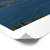 Nationaal park Glacier - Poster meer Uitzicht (Hoek)