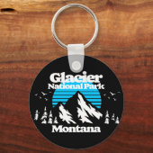 Nationaal park Glacier Sleutelhanger (Voorkant)