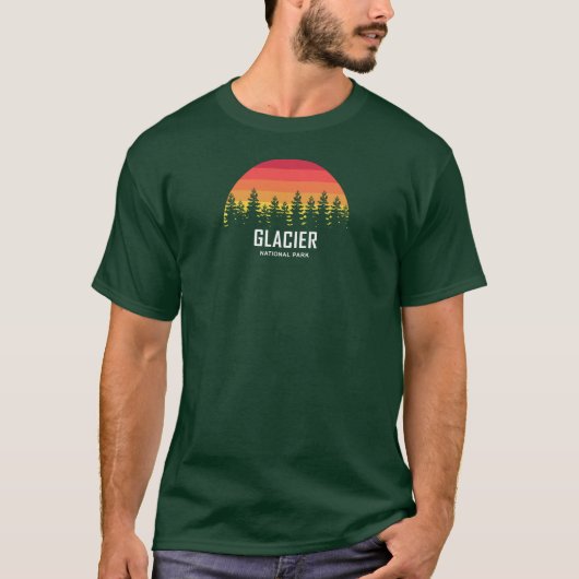 Nationaal park Glacier T-shirt (Voorkant)