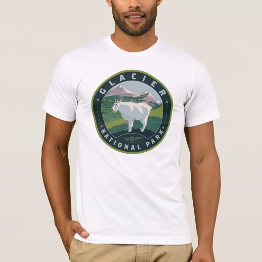 Nationaal park Glacier T-shirt (Voorkant)